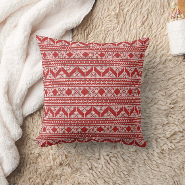 Holiday Knit Sweater Look Cushion (Blanket)