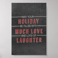 holiday laughter love Christmas Chalkboard