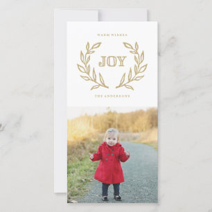 Holiday Laurels Collection Card