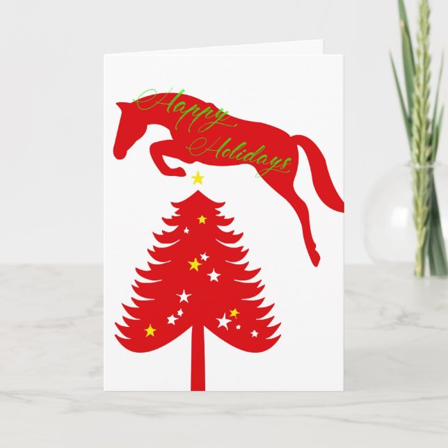 HOLIDAY LEAP Greeting Card (Front)