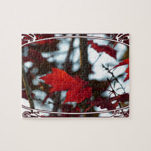 Holiday Leaves Jigsaw Puzzle