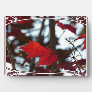 Holiday Leaves Plaque