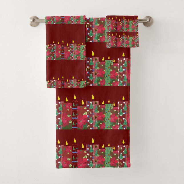 Holiday Light Bath Towel Set (Insitu)