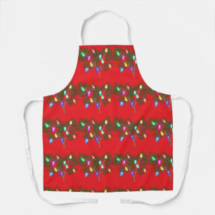 Holiday Lights All-Over Print Apron, Medium Apron