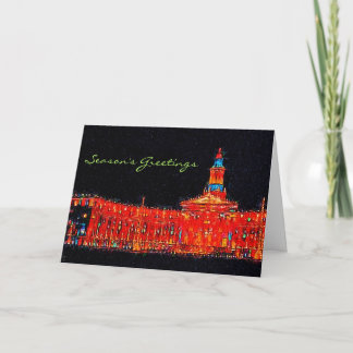 Holiday Lights, City and County Blvd, Denver, CO Card