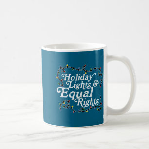 Holiday Lights Equal Rights Feminist Bible Verse Coffee Mug