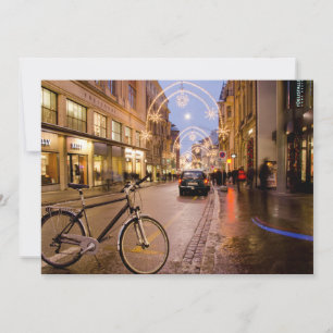 Holiday Lights in Basel, Switzerland Card
