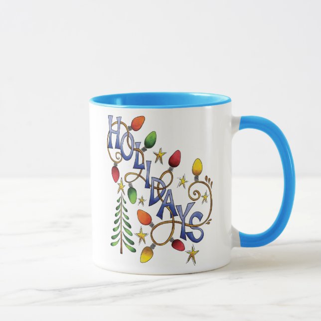 Holiday Lights Mug (Right)