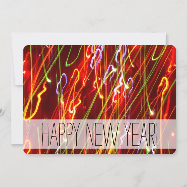 Holiday Lights New Year's Eve Party Invitation (Front)