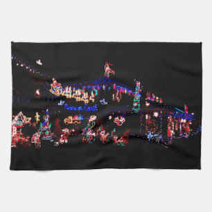 Holiday Lights Tea Towel