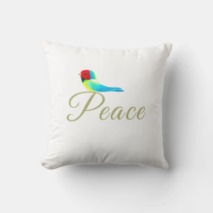 Holiday Little Bird  Messenger of Peace Cushion