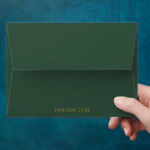 Holiday Luxe Elegant Christmas Envelope
