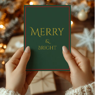 Holiday Luxe Modern Elegant Invitation Card