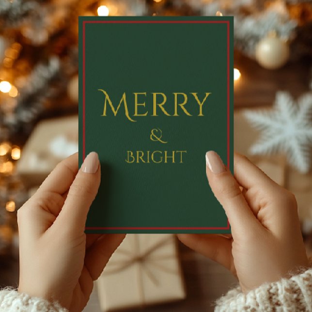 Holiday Luxe Modern Elegant Invitation Card (Creator Uploaded)