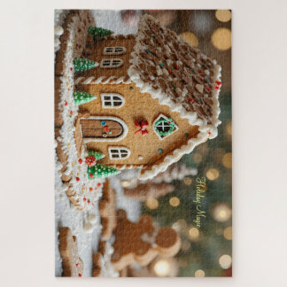 Holiday Magic in a Sugar Cottage Jigsaw Puzzle