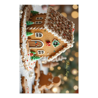 Holiday Magic in a Sugar Cottage Photo Print