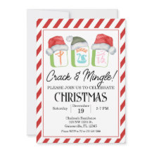 Holiday Mahjong Party Editable Invitation, Mahjong