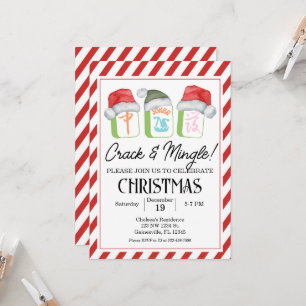 Holiday Mahjong Party Editable Invitation, Mahjong Invitation