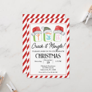 Holiday Mahjong Party Editable Invitation, Mahjong Invitation