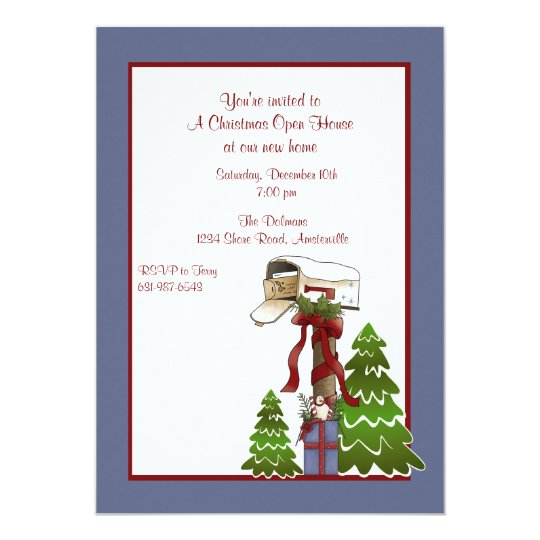 Holiday Mail Invitation