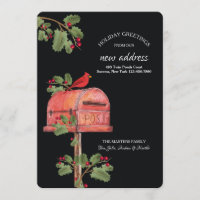 Holiday Mailbox Greeting Card