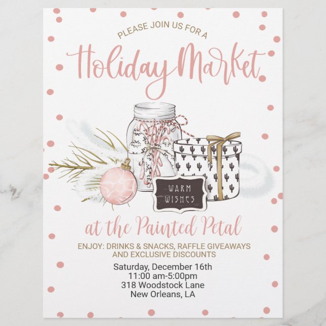 Holiday Market Flyer (Front)
