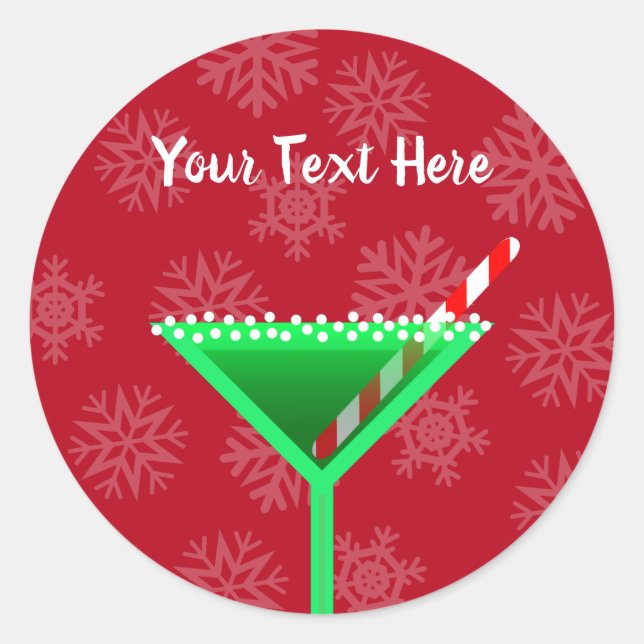 Holiday Martini sticker (Front)