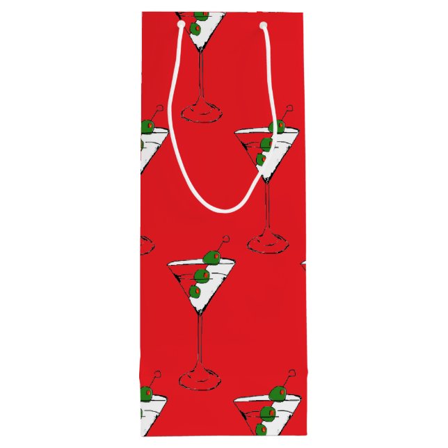 Holiday martini wine bag (Back)