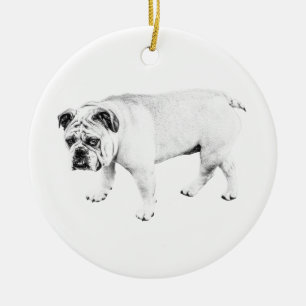 Holiday Memories, Dog Tree Charm Ceramic Tree Decoration
