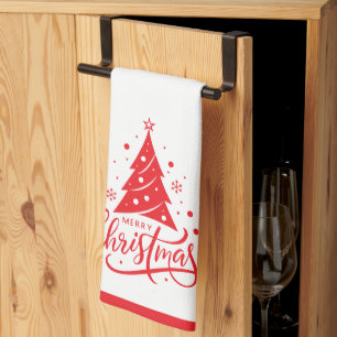 Holiday Merry Christmas Tea Towel