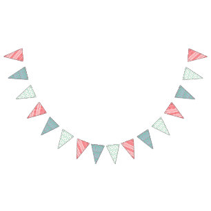 Holiday Mid Mod Triangle Bunting Banner