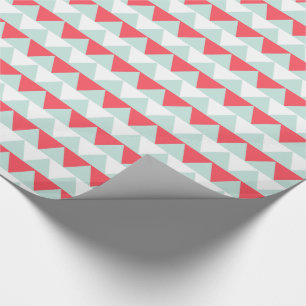 Holiday Mint Green & Red Christmas Wrapping Paper