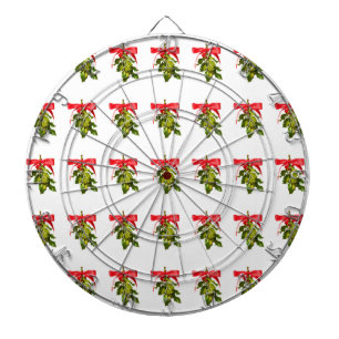 holiday mistletoe dartboard