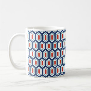 Holiday Modern Geometric Pattern Coffee Mug