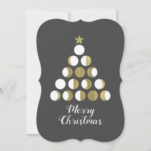 Holiday Moons Thank You Card (Front)