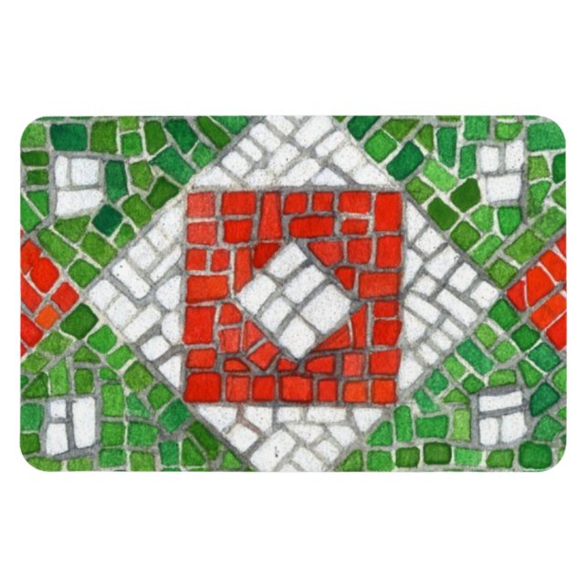 HOLIDAY MOSAIC 4x6 Flexible Magnet (Horizontal)