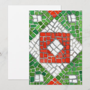 HOLIDAY MOSAIC 5x7 Flat Card / Vertical