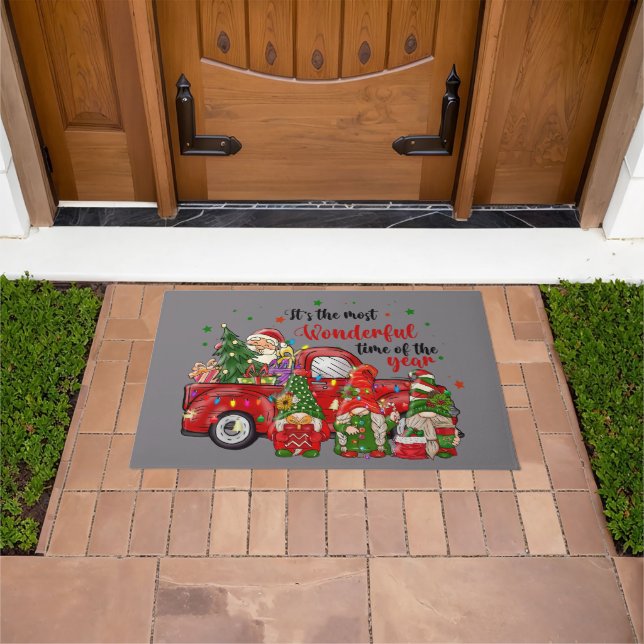 Holiday Most Wonderful Time Of The Year Doormat (Outdoor)