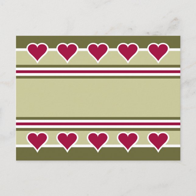 Holiday Motif postcard, customisable Postcard (Front)