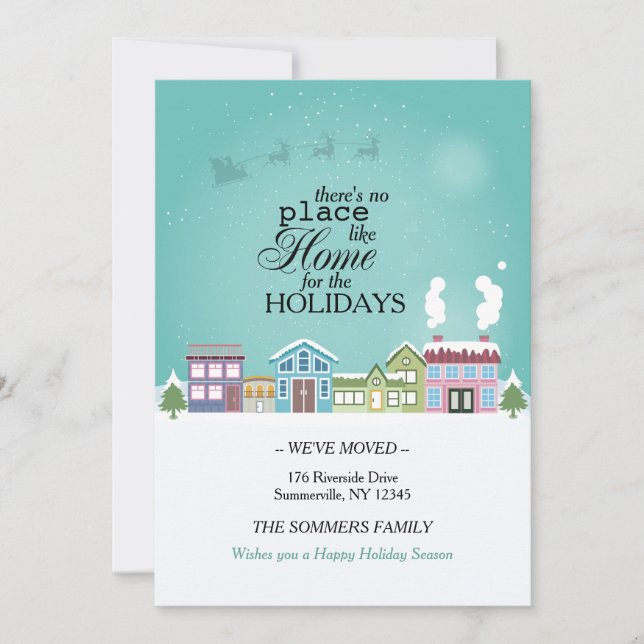 Holiday Moving Announcement (Front)