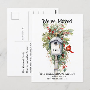 Holiday Moving Announcement Postcard