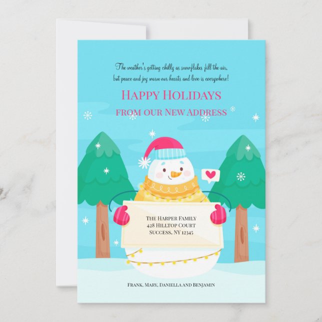 Holiday Moving Card (Front)