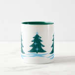 Holiday Mug Coffee Cup Festive ChristmasTree Cup<br><div class="desc">Christmas Cups / Mugs Decor Blue Holiday Tree Gifts Classic Blue Christmas Coffee Mugs Glasses & Cups for Men Women Kids Home & Office Original Stylish Nondenominational Holiday Cups Mugs & Glasses Christmas / Hanukkah Holiday Tree Gifts Cups & Mugs Travel Mugs Blue Christmas Beer Mugs Design by Kim Hunter....</div>