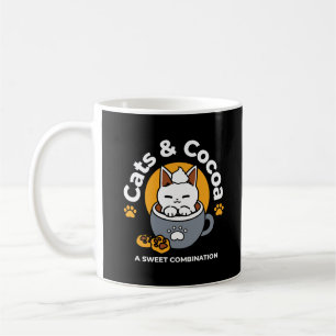 Holiday Mug Design with Cosy Cat and Paw Cookies