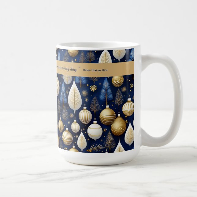 Holiday Mug – Peace on Earth Design (Right)