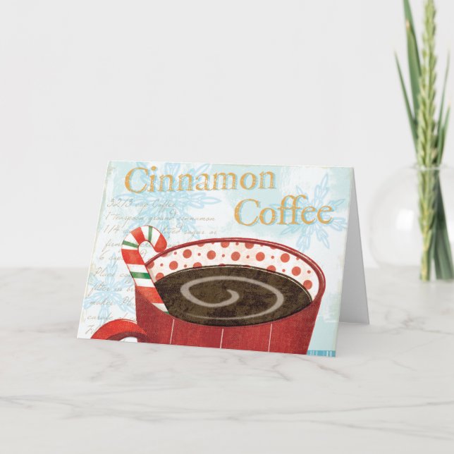Holiday Mug with Cinnamon Coffee Card (Front)