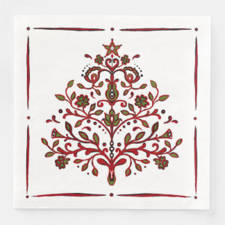 Holiday Napkins Christmas Tree-Scandinavian