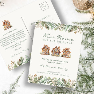 Holiday New Home Postcard