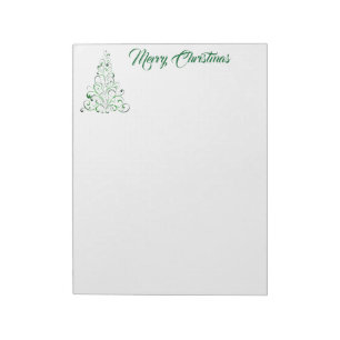 Holiday Notepad-Fancy Tree Notepad