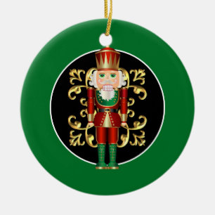 Holiday Nutcracker Ceramic Tree Decoration